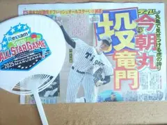 新品未使用 2025年 フレッシュ オールスターゲーム 新聞 号外 阪神 うちわ