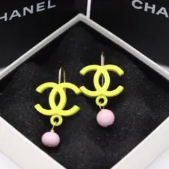 【シャネル ヴィンテージ】ココシャネル フープピアス 刻印あり 03S