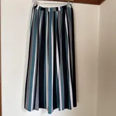 ストライプ プリーツスカート Mサイズ