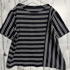 23区　ストライプ　ボーダー　Tシャツ 40 半袖　トップス　美品
