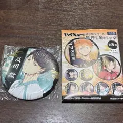 ハイキュー 箔押し 缶バッジ 及川徹 青葉城西 切り絵シリーズ