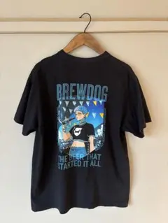 Brewdog 背面グラフィックTシャツ L ブラック