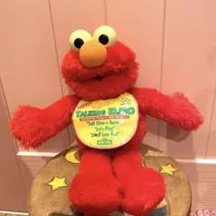 【希少】レトロ　おしゃべり　エルモ ぬいぐるみ ヴィンテージ　セサミストリート 希少】レトロ おしゃべり エルモ ぬいぐるみ ヴィンテージ