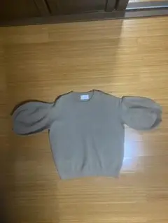 clane バルーンスリーブニット