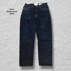 yaecaヤエカデニムパンツワイドストレートパンツ14wワンウォッシュ30メンズ