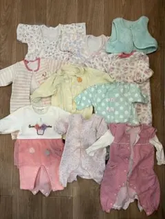 ベビー服 ロンパース・カバーオール9枚セット　50〜70サイズ