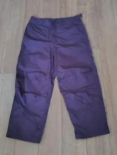 【美品】UNIQLO U ワイドフィットパラシュートパンツ　パープル　79cm