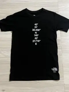 THE NORTH FACE 限定Tシャツ ブラック 緯度経度