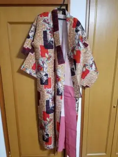 アンティーク着物 レトロ 大島紬