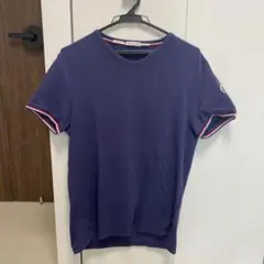 モンクレール Tシャツ ネイビー Mサイズ SlimFit