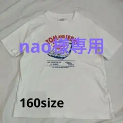 TOM and JERRY Tシャツ 160サイズ ホワイト　GU
