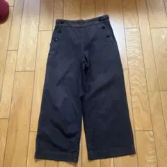 MHL.マーガレットハウエル フロントボタンマリンパンツ ワイドパンツ Ⅱ