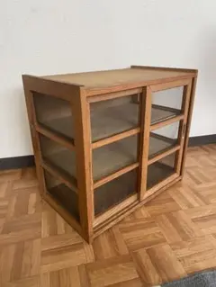 レトロ 水屋 食器棚 金網 古道具 幅49cm