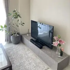 LOWYA NO COFFEE ローテレビ台 180cm グレー