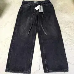 新品タグ付き✨ZARA RHUIGI BAGGY DENIM コラボ ワイド 黒