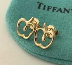 Tiffany K18YG アップルピアス