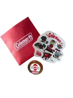 Coleman コールマン　新品未開封　バッジ　非売品　キャンプ　おまけ付き