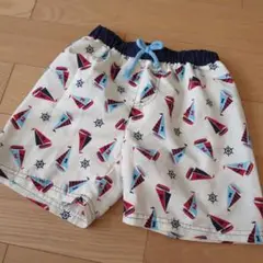 【美品】キッズ　水着　男の子　ヨット　100