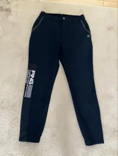 ★PING ピン　ゴルフレディース ブラックパンツLサイズ 超美品‼️