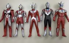 ウルトラマンシリーズソフビ5体セット