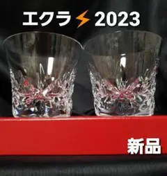 爆安新品△　バカラ　〈エクラ　2023〉　ロックグラス　タンブラー・ペア