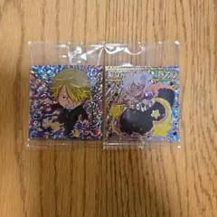 ワンピース大海賊シールウエハースLOG.12　サンジ　ルフィ　シール