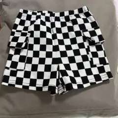 SHEIN 18-24Mサイズ フラッグチェック柄パンツ チェック柄