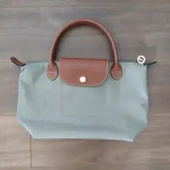 S ロンシャン ルプリアージュ MADE IN FRANCE グレー
