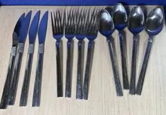 スプーン、フォーク、ナイフセット