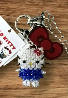 ローリーズファーム【Me% ハローキティ】ビーズキーチャーム タグ付新品