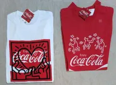 新品　ユニクロ　キースヘリング×コカコーラ　コラボ　Tシャツ　L　2枚