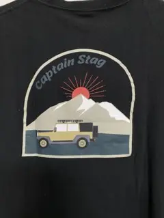 CAPTAIN STAG キャプテンスタッグ Tシャツ(ブラック) M