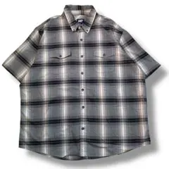 F514　【即購入OK】　LANDSEND　半袖シャツ　2XL　ブラック