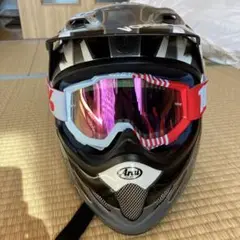 アライヘルメットu0026100%ゴーグル