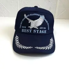 ✨美品✨BEST STAGE　鷹　刺繍キャップ MA183
