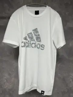 アディダス　半袖　Tシャツ　ジム　ランニング　メンズ　L ホワイト