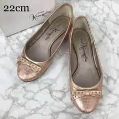 GINZA kanematsu 銀座カネマツ パンプス ローヒール 日本製 22