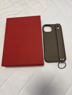 BACKCOVER WITH HANDLE iPhone15 Plus エトープ