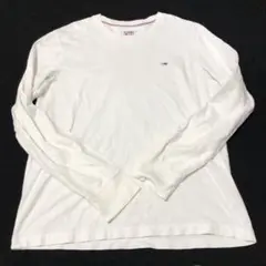 TOMMY JEANS ホワイト長袖カットソー