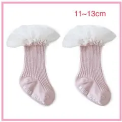 ベビー キッズ 靴下 ピンク色M