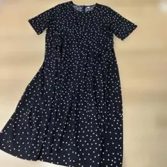 grace&chill グレイス&チル 水玉ワンピース リボン M L