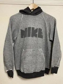 【激レア】 NIKE ゴツナイキ パーカー 古着 霜降りグレー ナイキ 染み込み