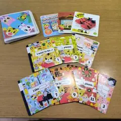 こどもチャレンジ　ENGLISHじゃんぷ8枚＋すてっぷ2枚セット（ケース付）