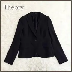 【未使用級美品】Theory ストレッチ 1B テーラードジャケット ブラック2