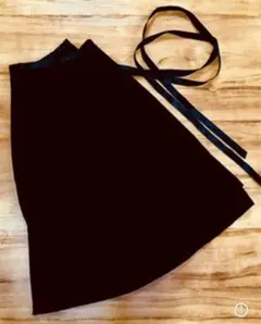 新品 バレエ 大人 巻きスカート 黒