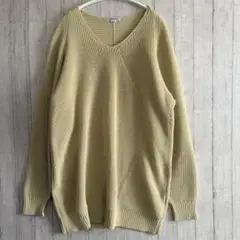 【ensuite】エンスウィート　綿混ニット　きいろ　Mサイズ
