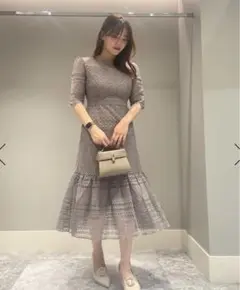 セルフォードcelfordフィッシュテールレースワンピースフレイアイディールネ