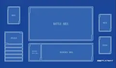 ガンダムカードゲーム　プレイマット　ハーフサイズ　滑り止め　新品未使用