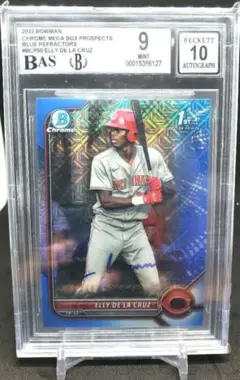 【貴重】_ＰSA9鑑定品_ELLY DE LA CRUZ_直筆オンカードサイン 貴重】_PSA9鑑定品_ELLY DE LA CRUZ_直筆オンカードサイン