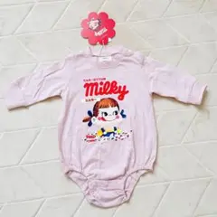 バースデイ　ペコちゃん　ロンパース　70サイズ